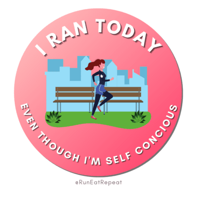 I Ran Today – Funny Running Badges