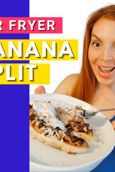 Air Fryer Banana Split Recipe