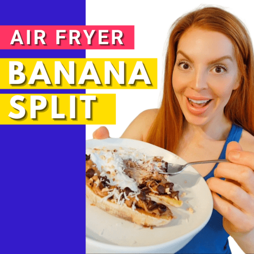 Air Fryer Banana Split Recipe 