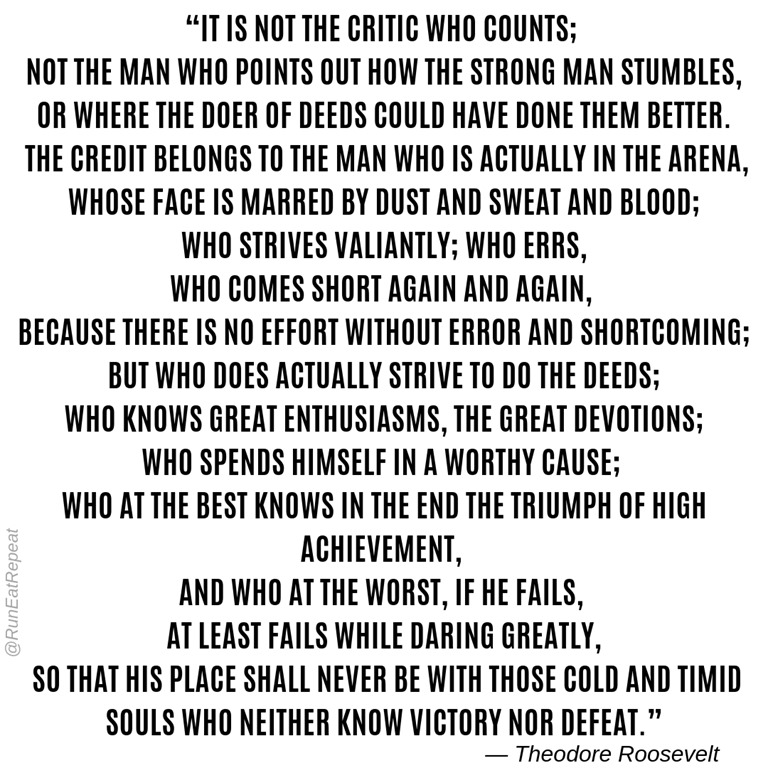 The Call to Courage and Daring Greatly and Running