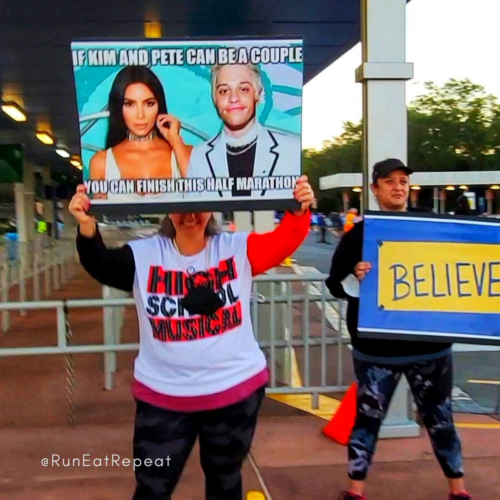 Disney World Half Marathon best race sign