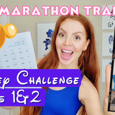 Disney World Marathon Training Weeks 1 & 2