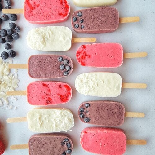 Easy Yogurt Popsicles Recipe 3 ingredient