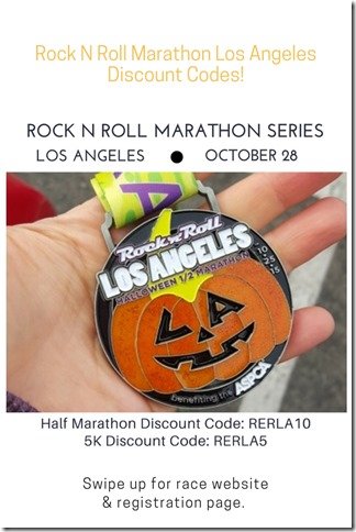 Rock N Roll LA Half Marathon 5k Discount Code