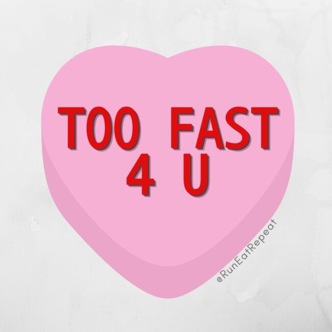 Funny Candy Hearts for Runners Valentine's Day RunEatRepeat.com