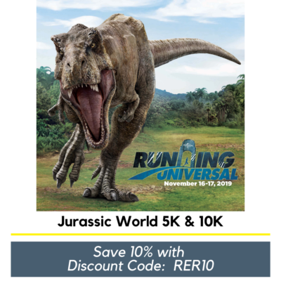 Running Universal Jurassic 5K 10K Discount Code