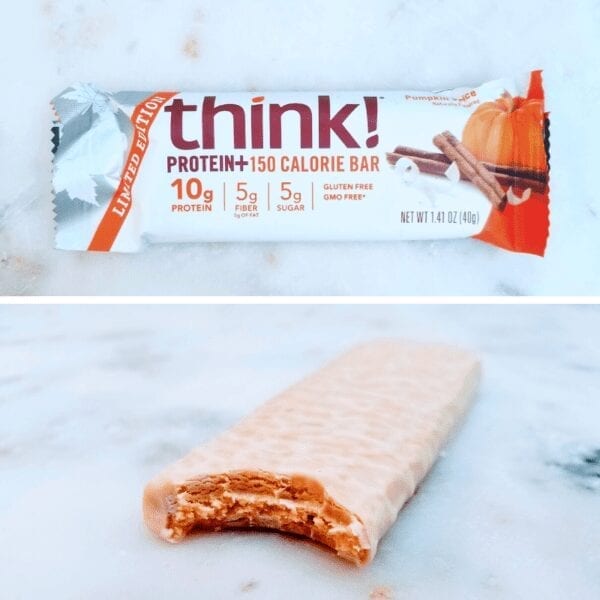 think thin protein bar Pumpkin Pie flavor review