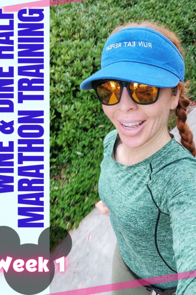 Wine and Dine Half Marathon Training Week 1