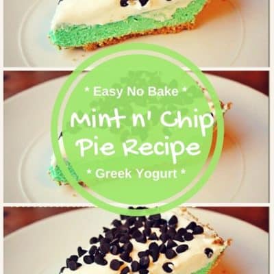 Easy No Bake Mint N’ Chip Pie Recipe