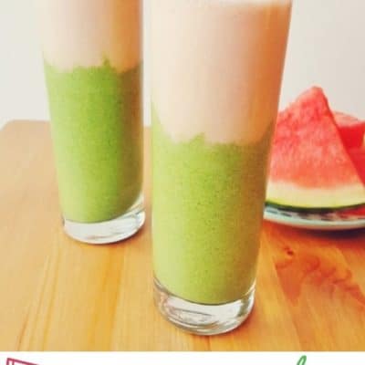 Layered Watermelon Smoothie Recipe